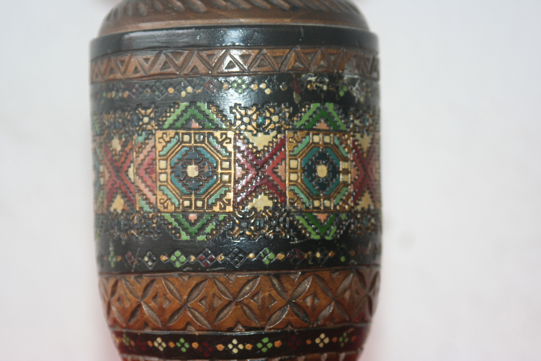 Old Austrian wooden Vase